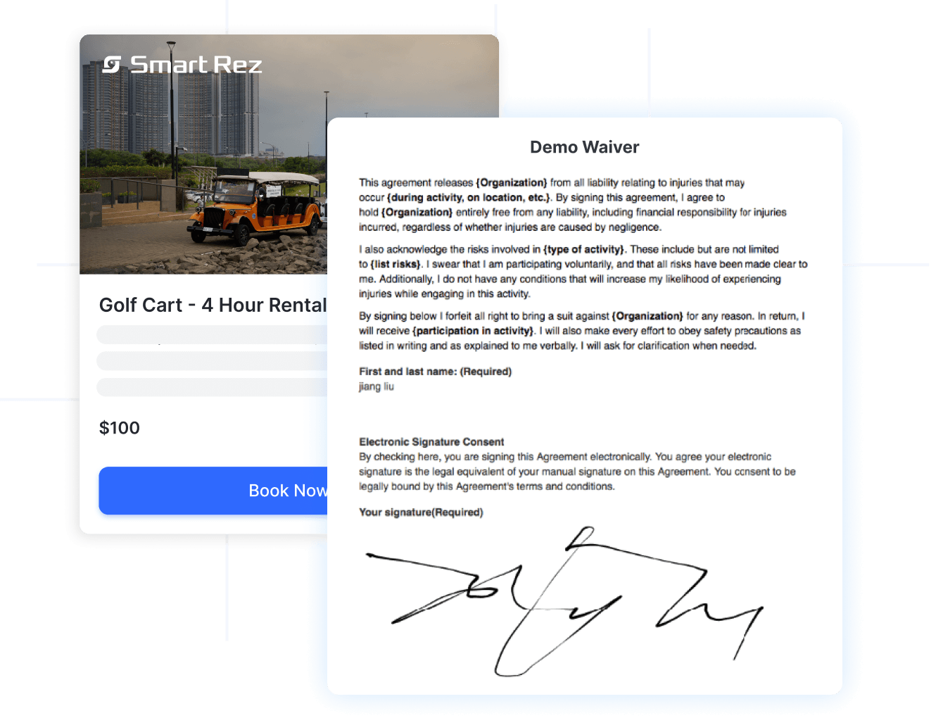 Golf cart features